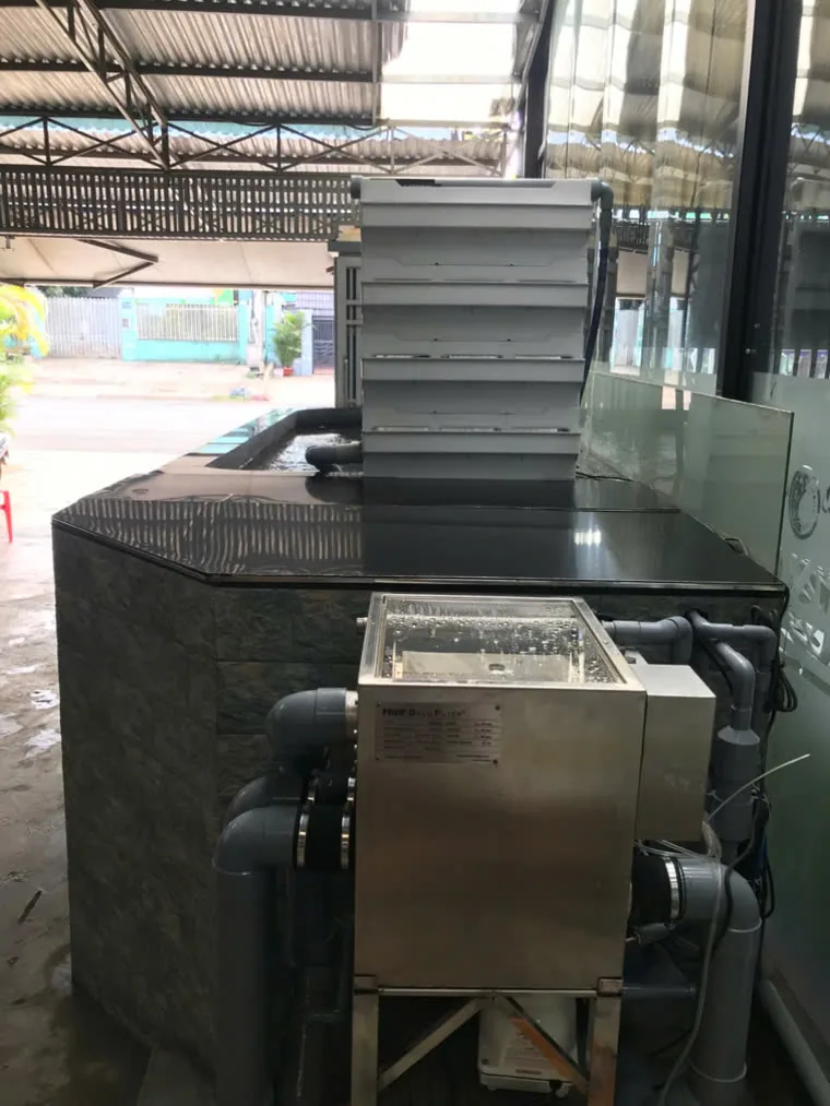 Hệ lọc trống drum filter inox